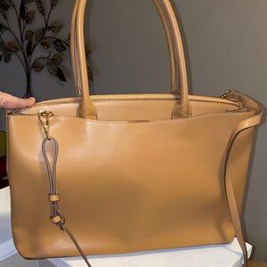 A New Day Tan Tote Bag